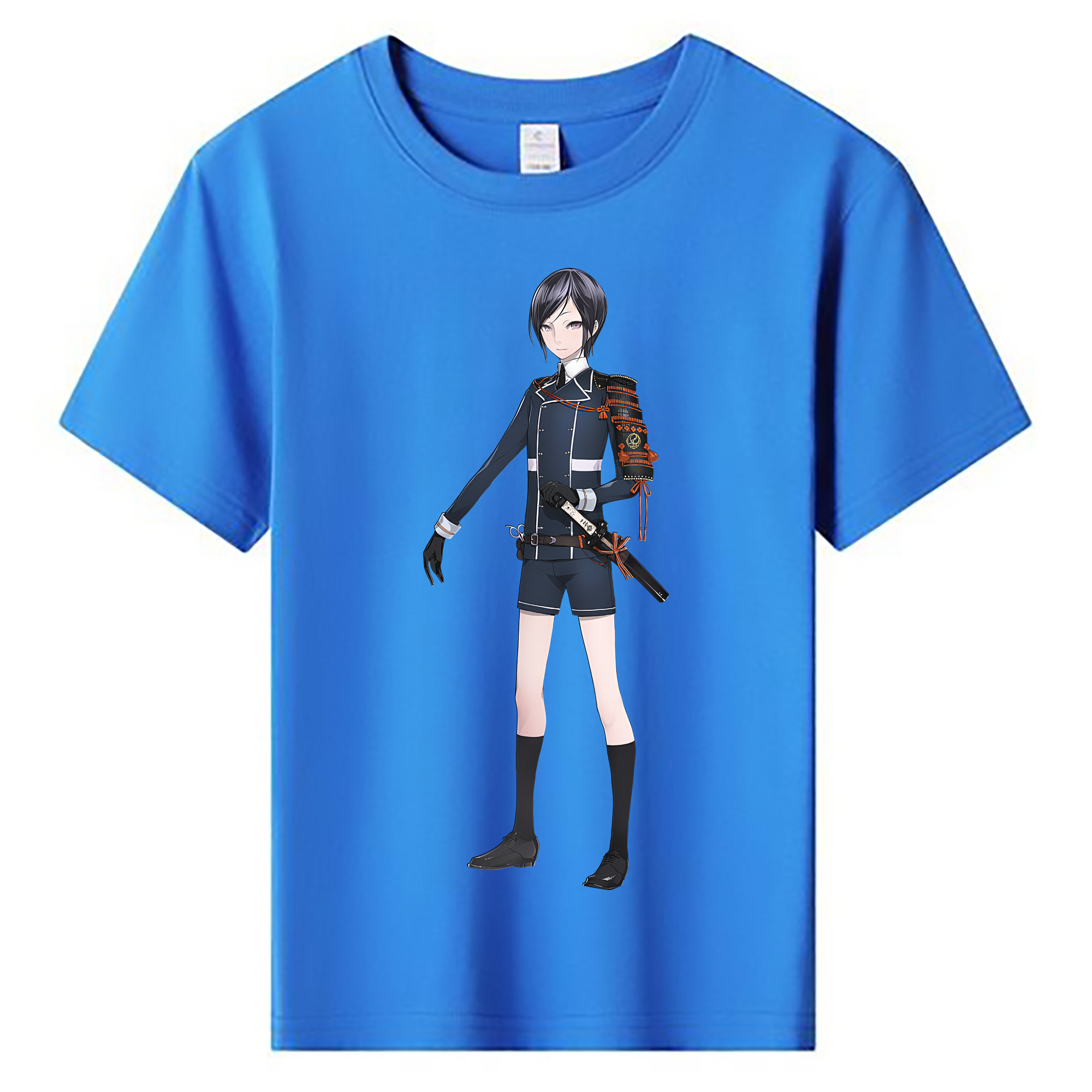 （画像用） 刀剣乱舞 Touken Ranbu 綿100％キッズTシャツ（フロントプリント）